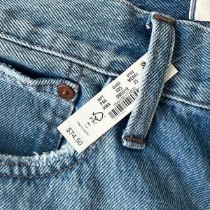 Madewell Relaxed Denim Shorts | size 25 | Homecrest Wash